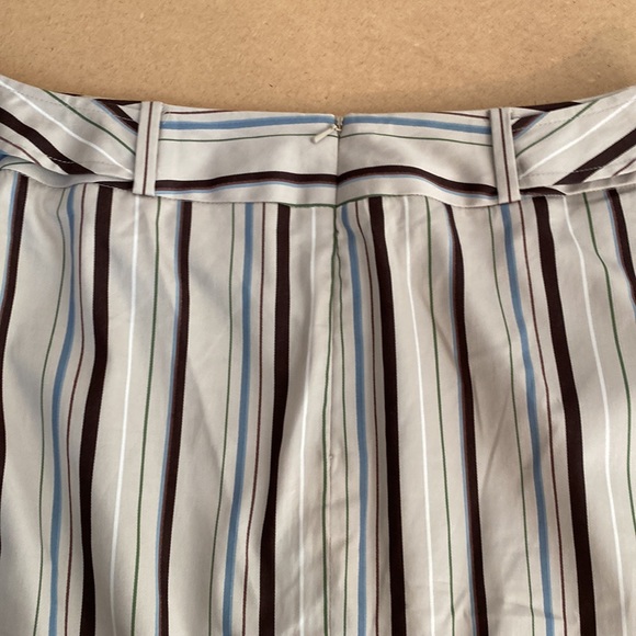 Pendleton Skirt. Tan with Vertical Stripes. Size 8. - Picture 11 of 11